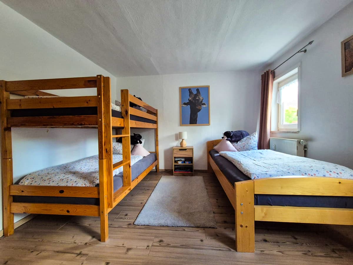 Familienzimmer der großen Ferienwohnung